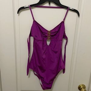 Trina Turk size medium plum with it called detail